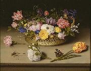 Ambrosius Bosschaert Still Life of Flowers France oil painting reproduction